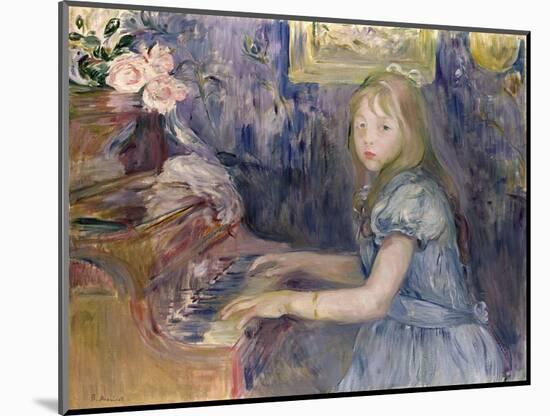 Lucie Leon at the Piano, 1892-Berthe Morisot-Mounted Giclee Print