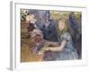Lucie Leon at the Piano, 1892-Berthe Morisot-Framed Giclee Print
