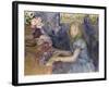 Lucie Leon at the Piano, 1892-Berthe Morisot-Framed Giclee Print