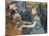 Lucie Leon at the Piano, C.1892-Berthe Morisot-Mounted Giclee Print