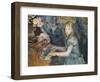 Lucie Leon at the Piano, circa 1892-Berthe Morisot-Framed Giclee Print