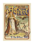 Poster Advertising the Cycles 'Clement', 1891-Lucien Baylac-Framed Stretched Canvas