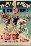 Poster Advertising the Cycles 'Clement', 1891-Lucien Baylac-Framed Stretched Canvas