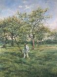 In the Orchard-Lucien Frank-Stretched Canvas