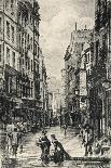 Rue Galande, 1915-Lucien Gautier-Framed Stretched Canvas