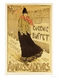 Reproduction of a Poster Advertising "Eugenie Buffet," at the Ambassadeurs, Paris, 1893-Lucien Metivet-Stretched Canvas