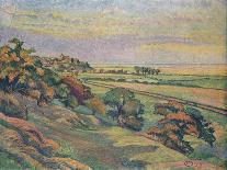 'View from the Hill, Fishpond', c1913-Lucien Pissaro-Giclee Print
