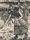 'The Poems of Ronsard. Original Woodcut', 1902, (1923)-Lucien Pissarro-Giclee Print