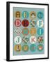 Lucien's Alphabet I-Chariklia Zarris-Framed Art Print