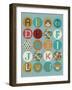 Lucien's Alphabet I-Chariklia Zarris-Framed Art Print