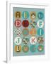 Lucien's Alphabet I-Chariklia Zarris-Framed Art Print