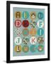 Lucien's Alphabet I-Chariklia Zarris-Framed Art Print