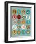 Lucien's Alphabet I-Chariklia Zarris-Framed Art Print