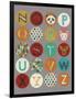 Lucien's Alphabet II-Chariklia Zarris-Framed Art Print