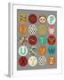 Lucien's Alphabet II-Chariklia Zarris-Framed Art Print