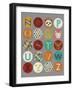 Lucien's Alphabet II-Chariklia Zarris-Framed Art Print