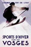 Sports d'Hiver dans les Vosges-Lucien Serre-Art Print