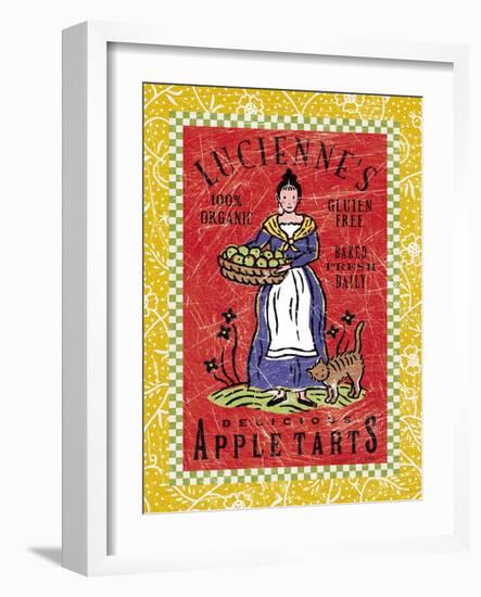 Lucienne's Apple Tarts-Sudi Mccollum-Framed Art Print