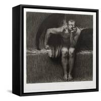 Lucifer, 1892-Franz von Stuck-Framed Stretched Canvas