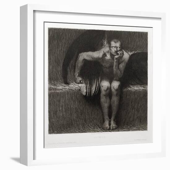 Lucifer, 1892-Franz von Stuck-Framed Giclee Print