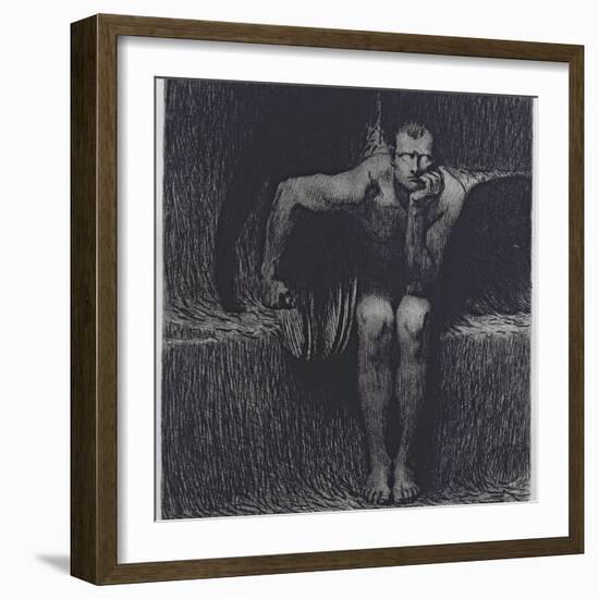 Lucifer-Franz von Stuck-Framed Giclee Print