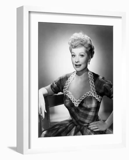 Lucille Ball, Ca. 1950-null-Framed Photo