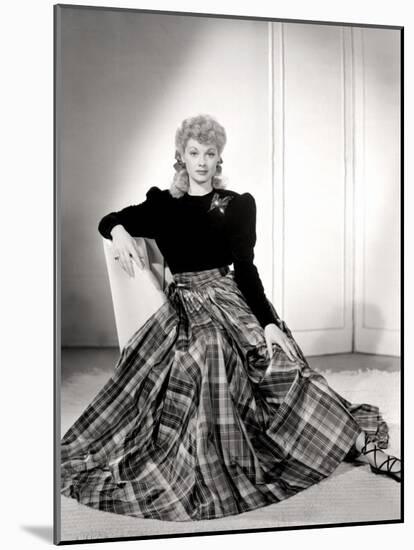 Lucille Ball in a Portrait, 1940's-null-Mounted Photo