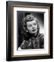 Lucille Ball Looking Up in Blouse Portrait-Gaston Longet-Framed Photo