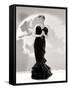 Lucille Ball Models a Lovely Black Gown, Publicity Still, 1940's-null-Framed Stretched Canvas