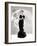 Lucille Ball Models a Lovely Black Gown, Publicity Still, 1940's-null-Framed Photo