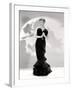 Lucille Ball Models a Lovely Black Gown, Publicity Still, 1940's-null-Framed Photo