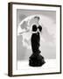 Lucille Ball Models a Lovely Black Gown, Publicity Still, 1940's-null-Framed Photo