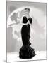 Lucille Ball Models a Lovely Black Gown, Publicity Still, 1940's-null-Mounted Photo