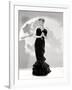 Lucille Ball Models a Lovely Black Gown, Publicity Still, 1940's-null-Framed Photo