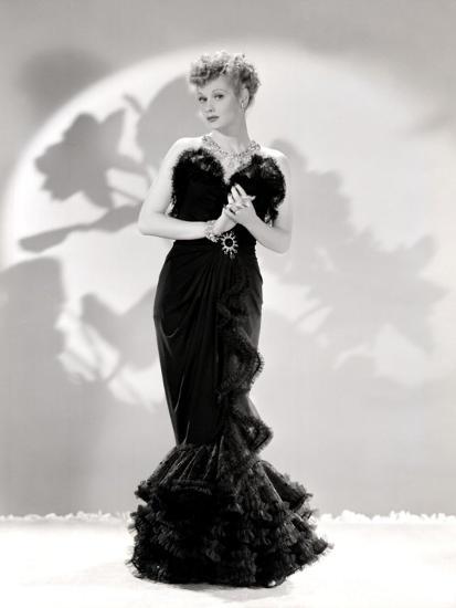 Lucille Ball Models a Lovely Black Gown, Publicity Still, 1940's Photo | AllPosters.com Lucille Ball Models a Lovely Black Gown, Publicity Still, 1940's Photo | AllPosters.com
