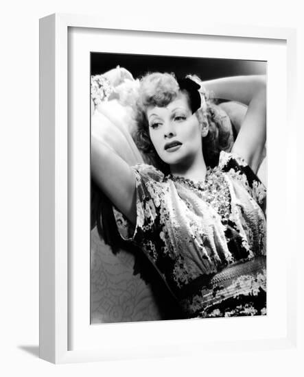 Lucille Ball, RKO Publicity Portrait, November 1940.-null-Framed Photo