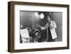 Lucio Battisti Conducting Alberto Radius and Damiano Dattoli-null-Framed Photographic Print