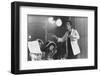 Lucio Battisti Conducting Alberto Radius and Damiano Dattoli-null-Framed Photographic Print