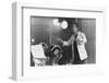 Lucio Battisti Conducting Alberto Radius and Damiano Dattoli-null-Framed Photographic Print