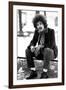 Lucio Battisti Sitting Outdoors-null-Framed Photographic Print