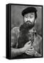 Lucio Dalla Grimacing at a Dog-null-Framed Stretched Canvas