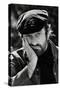 Lucio Dalla with His Face Resting on His Hand-null-Stretched Canvas