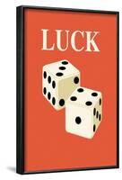 Luck: Dice-null-Framed Art Print