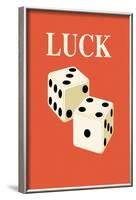 Luck: Dice-null-Framed Art Print