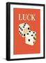 Luck: Dice-null-Framed Art Print