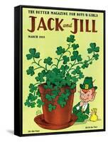 Luck of the Irish - Jack and Jill, March 1955-Milt Groth-Framed Stretched Canvas