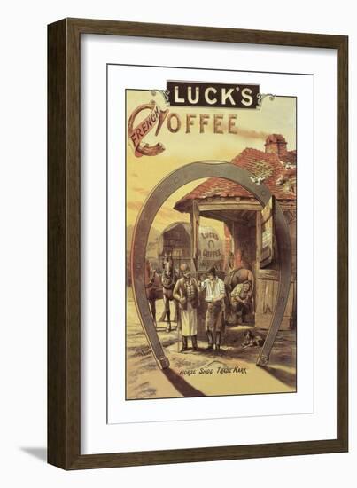 Luck's French Coffee-null-Framed Art Print