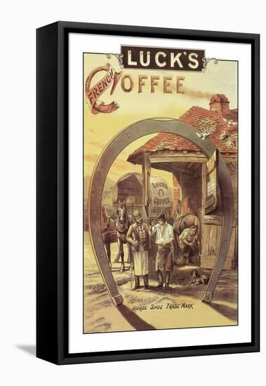 Luck's French Coffee-null-Framed Stretched Canvas