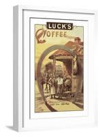 Luck's French Coffee-null-Framed Art Print