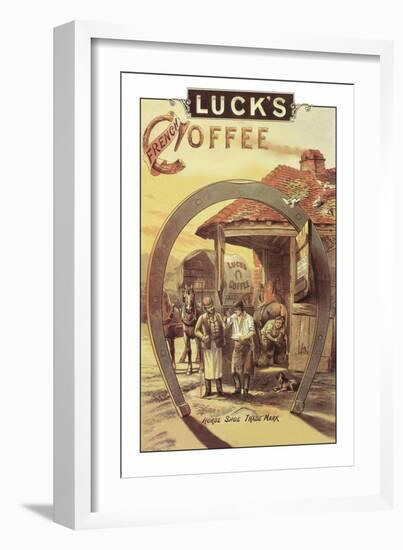 Luck's French Coffee-null-Framed Art Print